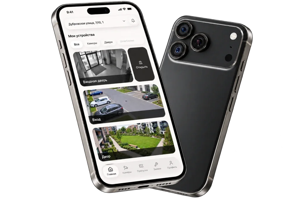 Приложение Домида на экране iPhone